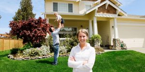 family covered by homeowners insurance